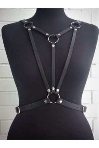 Harness Deri Vücut Aksesuarı KB1134 - Kanatlı Butik