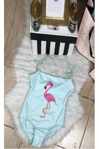 Mint Yeşili Flamingo Mayo - Kanatlı Butik